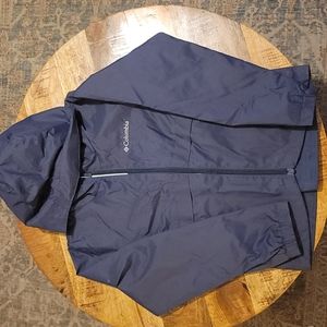 Boys Columbia fleece lines Rain Coat